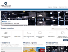 Tablet Screenshot of forcadoaco.com.br